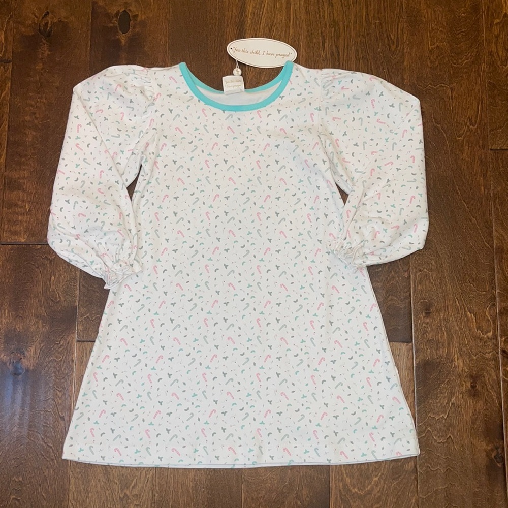 NWT Lullaby Set Lullaby Set Faith Dress Holly Candy Cane - 6 price firm